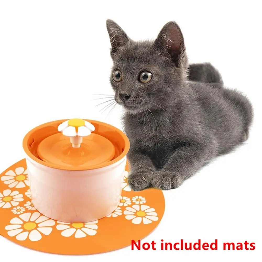 Orange Nicrew ультра-тихий насос Автоматическая питьевой фонтан воды-фильтр дефицита-изменить кошка питьевая вода для собак Диспенсер кишечника - Цвет: Orange