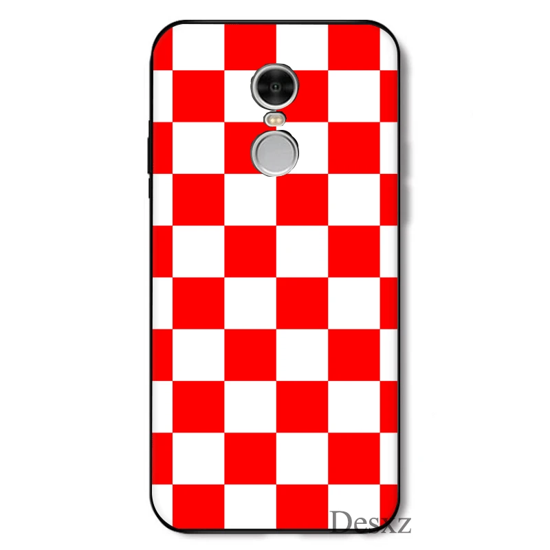 Силиконовый клетчатый чехол из ТПУ для Xiaomi Redmi 4A 4X 5A 5 Plus 6A 6 Pro S2 7 Go | Мобильные