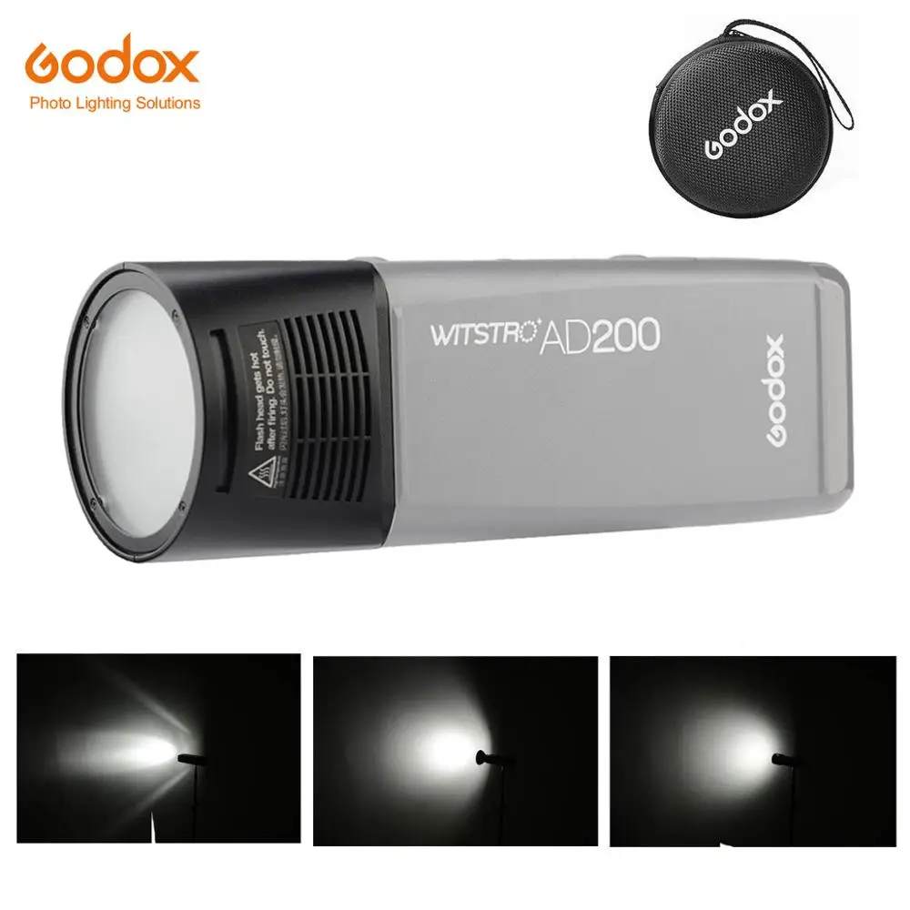 売却 Godox H200R リングフラッシュヘッド分離延長ヘッドポータブルスパイラルフラッシュ用 Godox AD200 フラッシュ