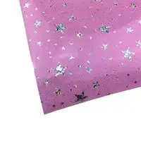 15pcs per lot 20,5*30 см, звезда прозрачная искусственная кожа из ПВХ ткани, DIY декоративные нотлук мешок ремесла, 15 шт./партия - Цвет: 15pcs per lot