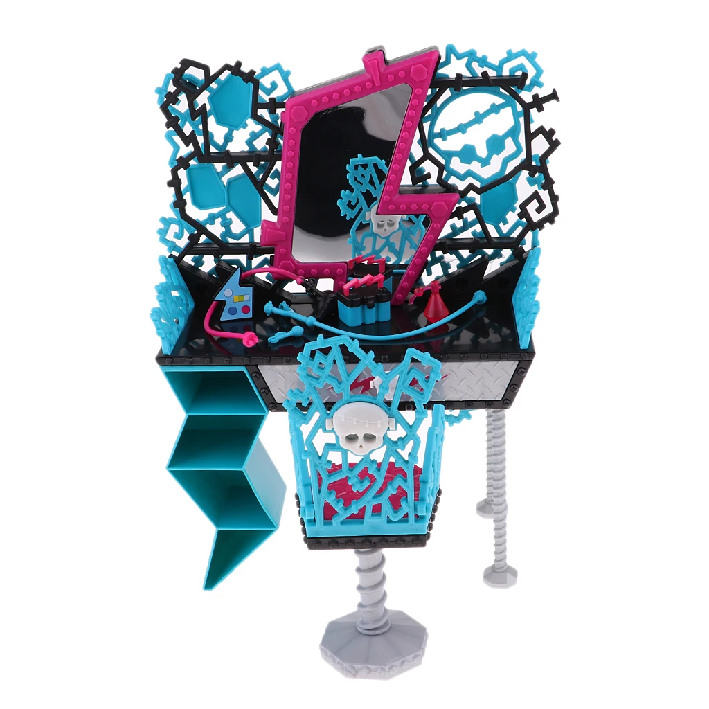 Гардеробный столик ярких цветов для кукол Monster High мебель 1/6 30 см аксессуары