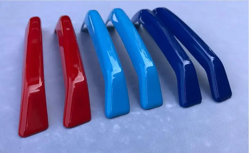 Автомобильный передний гоночный гриль ABS Paint бампер сетка решетка радиатора