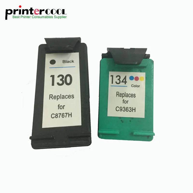 Einkshop 130 переработанный чернильный картридж для hp 134 с чернилами Deskjet 6543 5743 6623 6843 6523