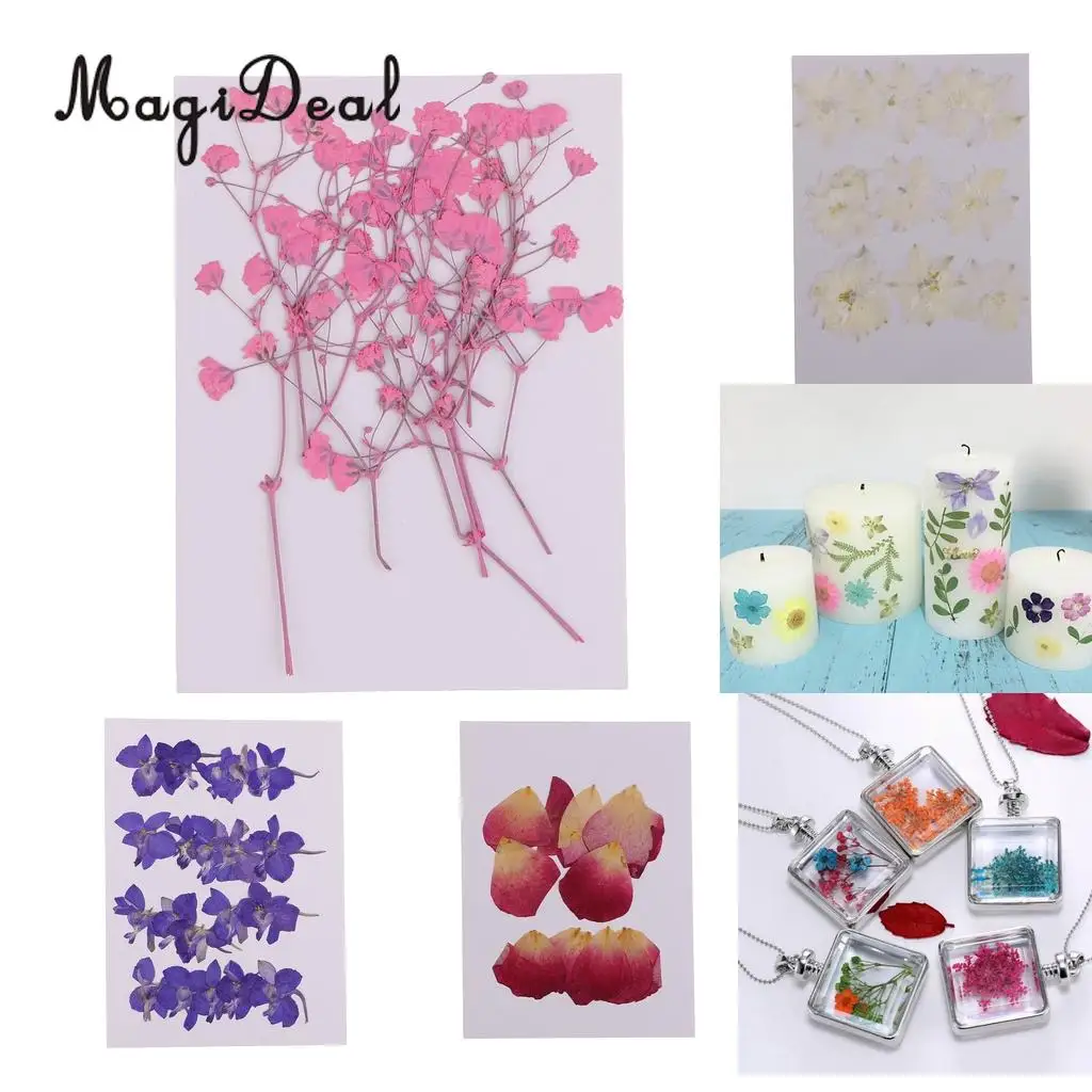 10 / 20 шт. красивые реальные прессованные из розовых лепестков для звездное небо