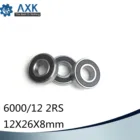 600012 2RS нестандартные шарикоподшипники 12268, подшипник 12*26*8 мм ABEC-1 ( 2 шт.)