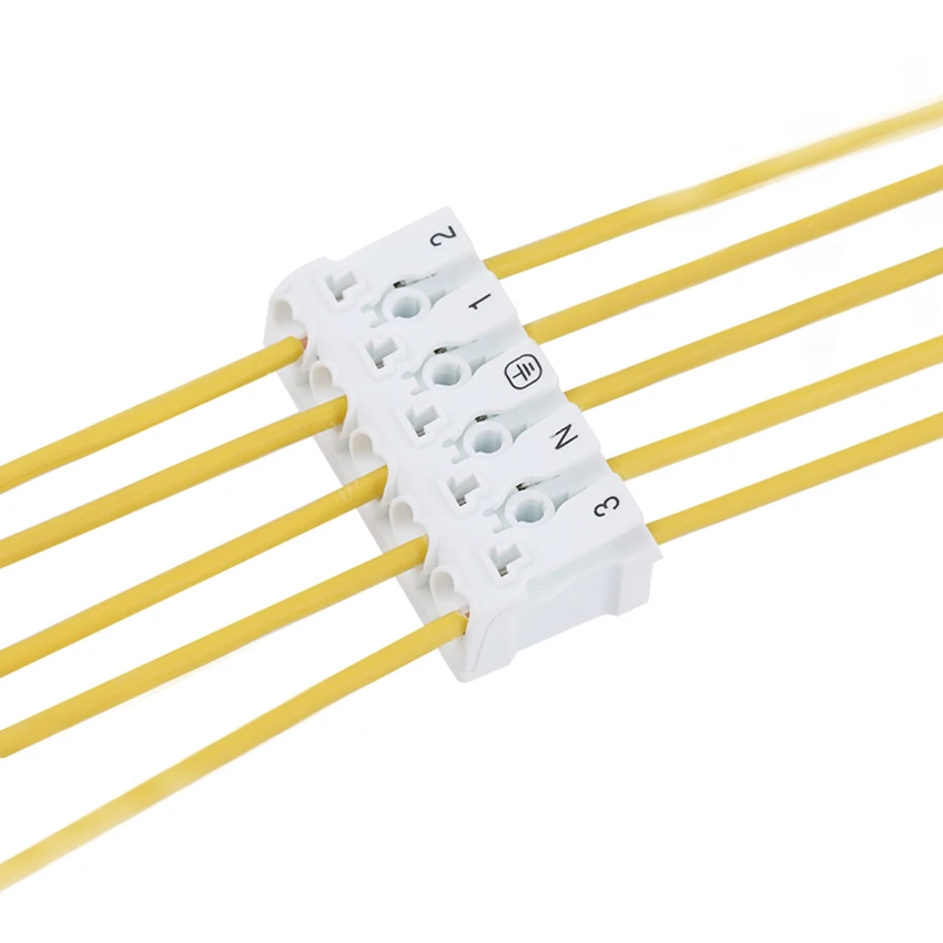 1 шт. многоразовые Лидер продаж Полезная Новинка 5 способ весна рычаг клеммный