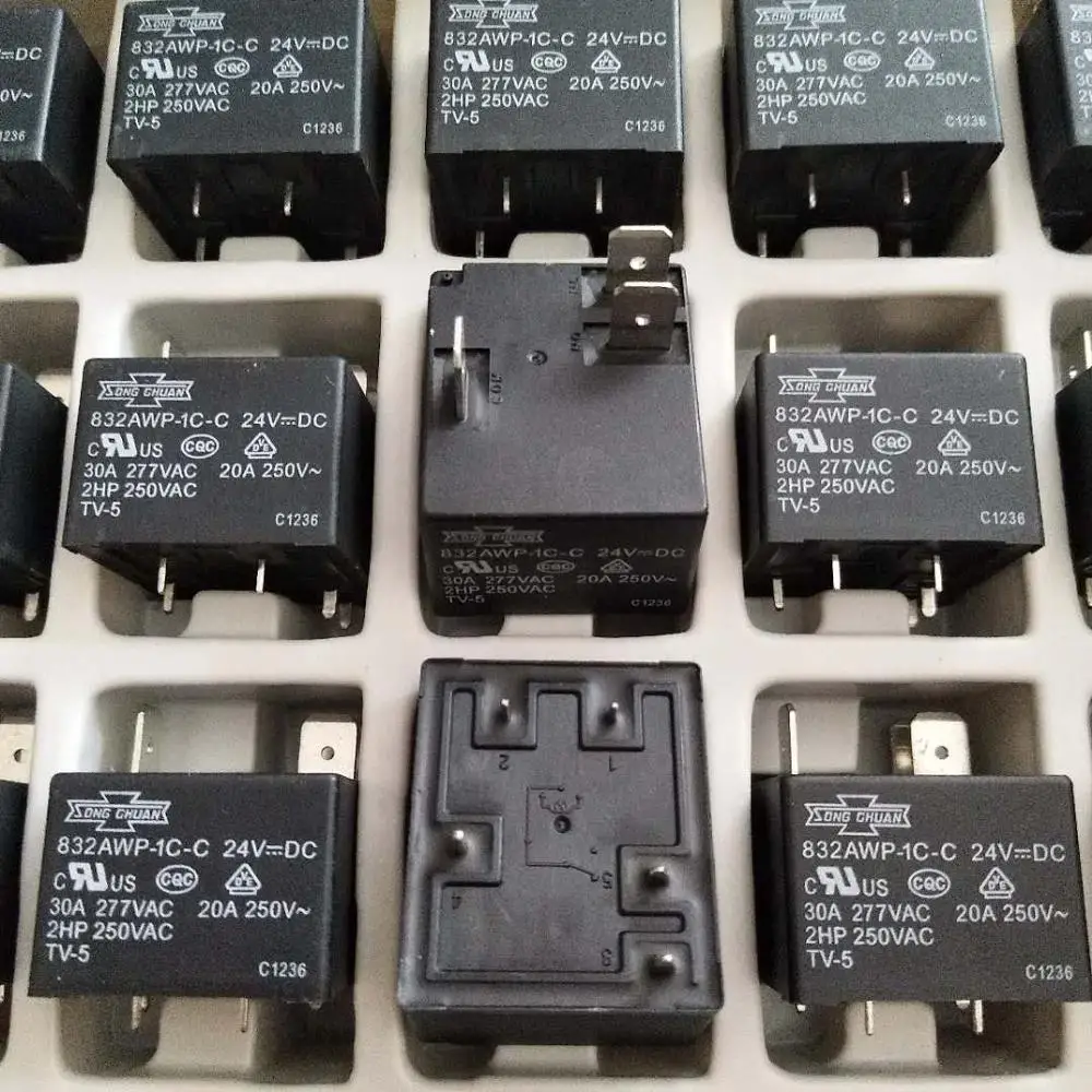 832AWP-1A-F-S-12VDC 832AWP-1C-F-SF-24VDC 832awp-1c-24vdc 832AWP-1A-F-C-12VDC реле питания 30A 250VAC 4/5 контакты |