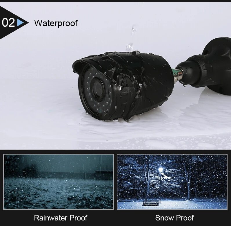 Techage AHD аналоговая 1080P 2.0MP CCTV камера для помещений и улицы, Водонепроницаемая ИК камера ночного видения, домашняя камера безопасности для AHD-H 1080N DVR