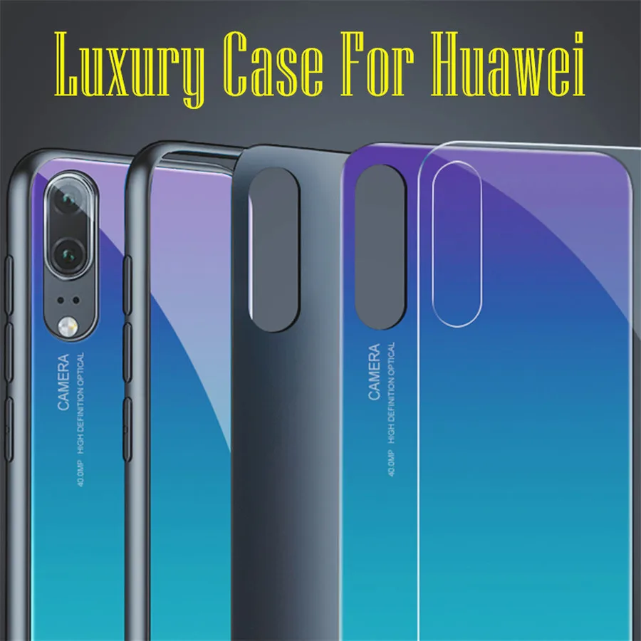 Чехол для huawei mate 20x чехлы телефонов huavei p20 lite light mate20 pro стеклянный чехол 20 p p20lite made