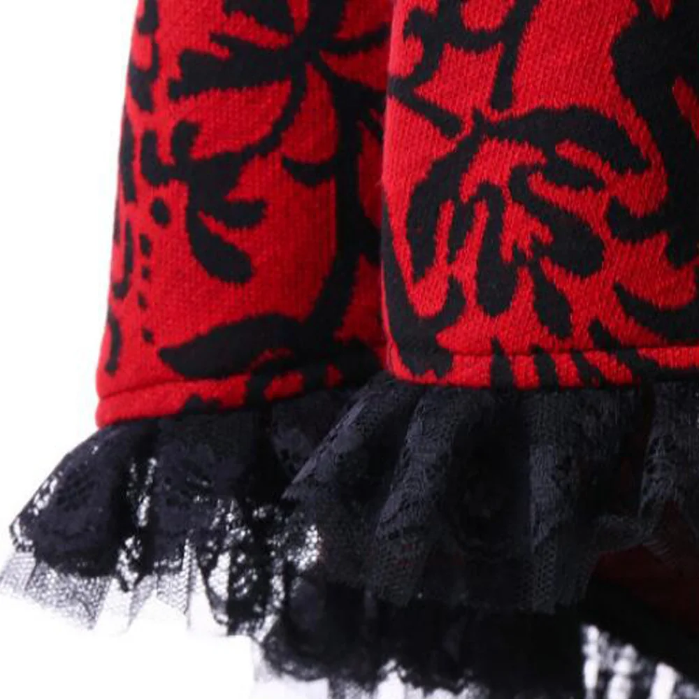 Для женщин ремень кружевных готических Платье для косплея в стиле Харадзюку