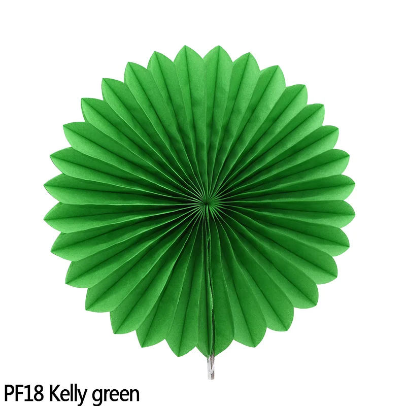 PF18 5 шт. 10-30 см папиросная бумага вырезные бумажные веера Pinwheels Висячие поделки для детского душа Свадебная вечеринка День рождения фестиваль Декор - Цвет: PF18