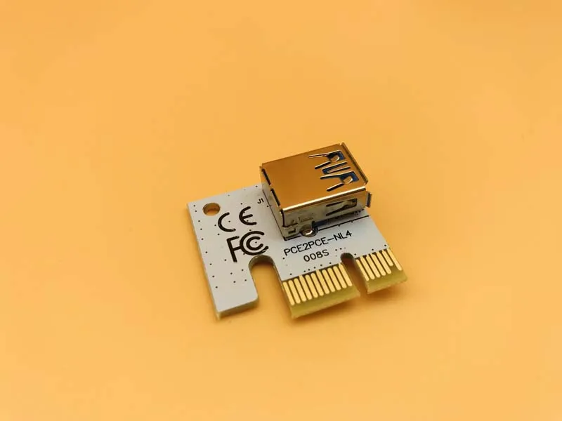 6 шт. Райзер 008S USB 3 0 PCI E 1x до 16x|Компьютерные кабели и разъемы| |