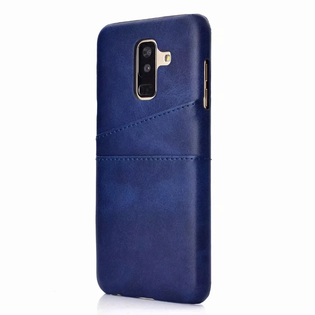 Чехол из натуральной кожи для Samsung Galaxy A6 + 2018 винтажный жесткий чехол накладка в