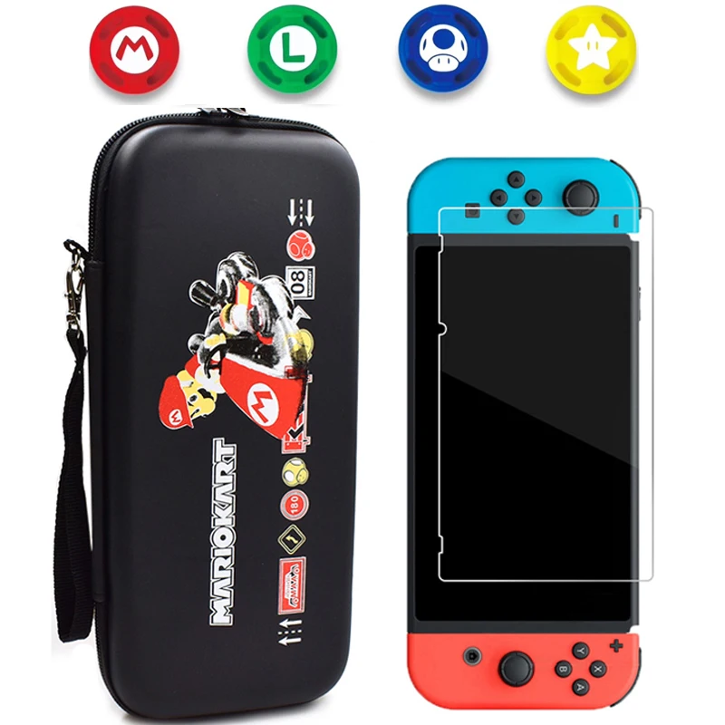 Дорожный Чехол для консоли Nintendo Switch 4 вида сумка хранения пленка из закаленного