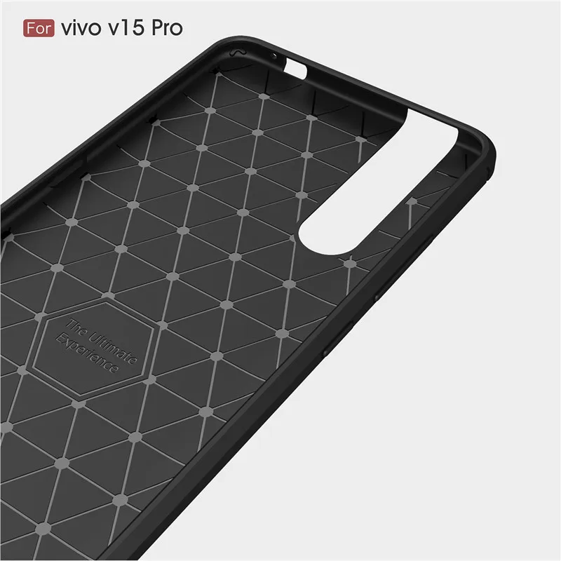 ДЛЯ Vivo V15 Pro Чехол для телефона противоударный мягкий ТПУ матовый чехол