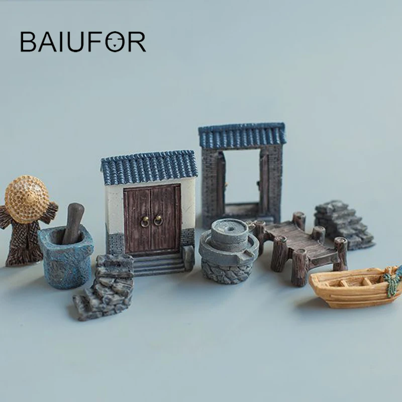 32 стиля мини изделия из смолы украшения пасторальные модели террариумы фигурка