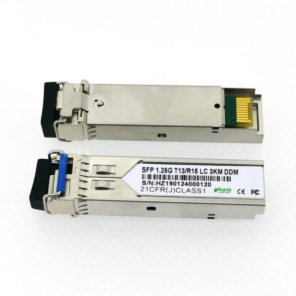 GIBC SFP LC 1 25 ГБ/сек. 3km fiber sfp горячий Подключаемый модуль BiDi 1310 нм/1550 нм 3км WDM
