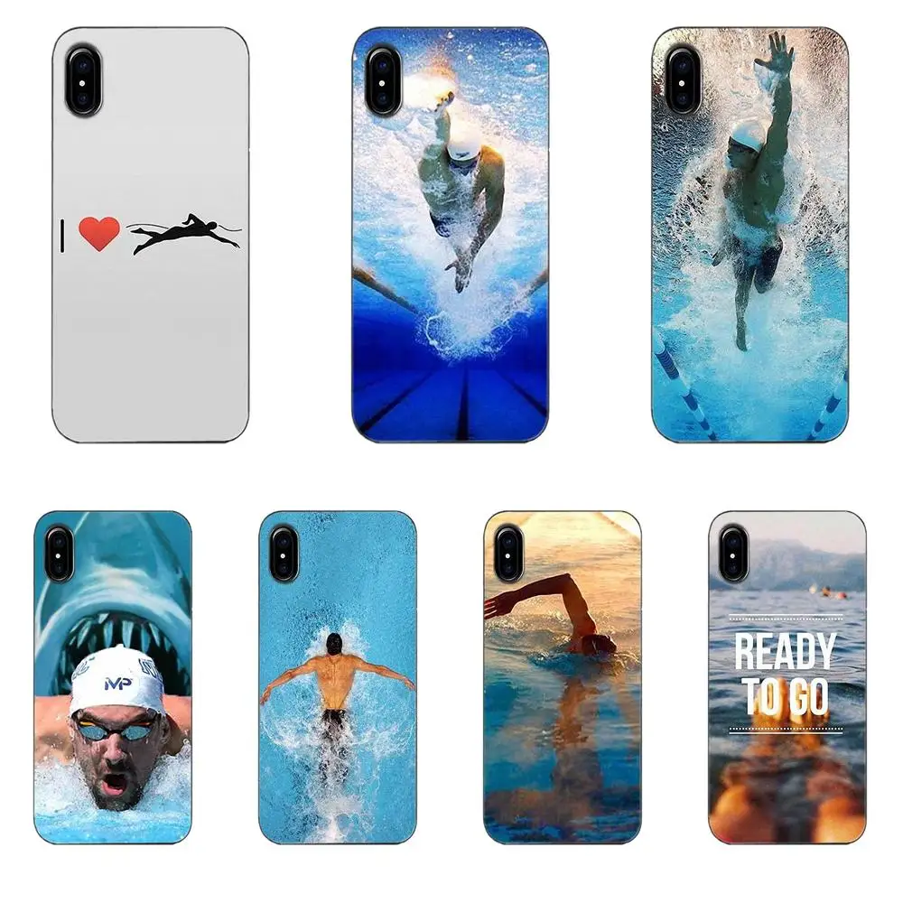 Мягкие ТПУ чехлы Tpwxnx для LG G2 G3 mini spirit G4 G5 G6 K4 K7 K8 K10 2017 V10 V20 V30 I Love Swimming|Чехлы-накладки|