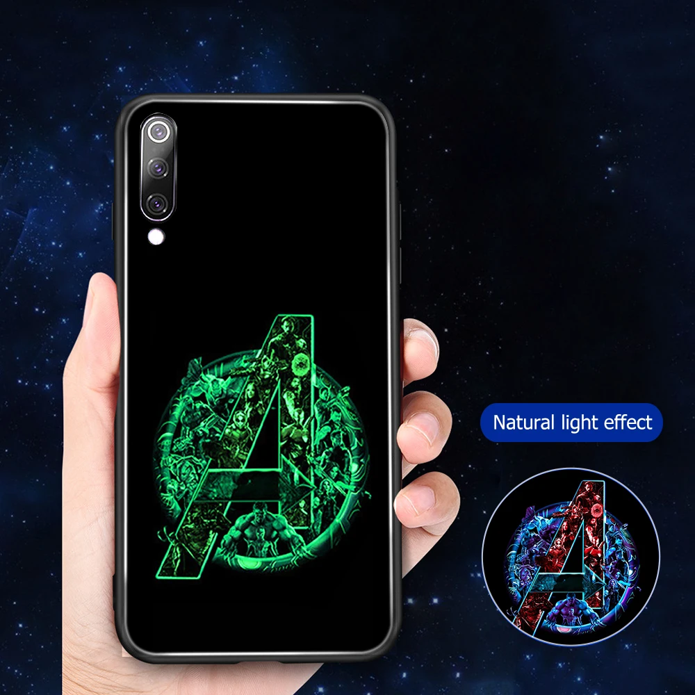 Ciciber для Xiaomi mi 9 8 A2 6X9 T PocoPhone F1 mi X 2 2S Стеклянные чехлы для телефонов Red mi Note 7 8 6 Pro Plus чехол Marvel Железный человек