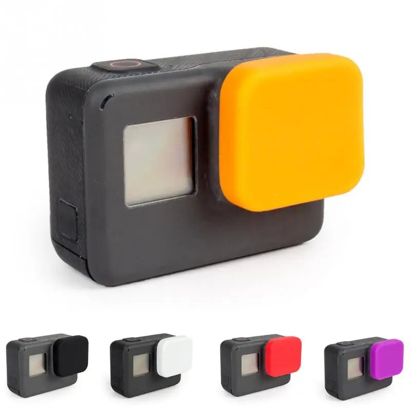 Крышка объектива для Gopro Hero5/6 мягкий силиконовый пылезащитный устойчивый к царапинам колпачок цвета мягкий силиконовый защитный#2