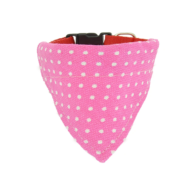 Регулируемый для собаки Кот холст хлопковая Бандана Шарф Воротник шейный платок