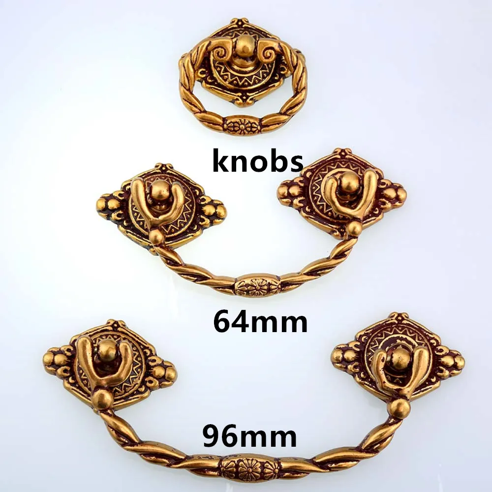 Мебельная ручка в винтажном стиле 64 мм 96 мм|cabinet handles knobs|cabinet knobs bronzeknob slide |