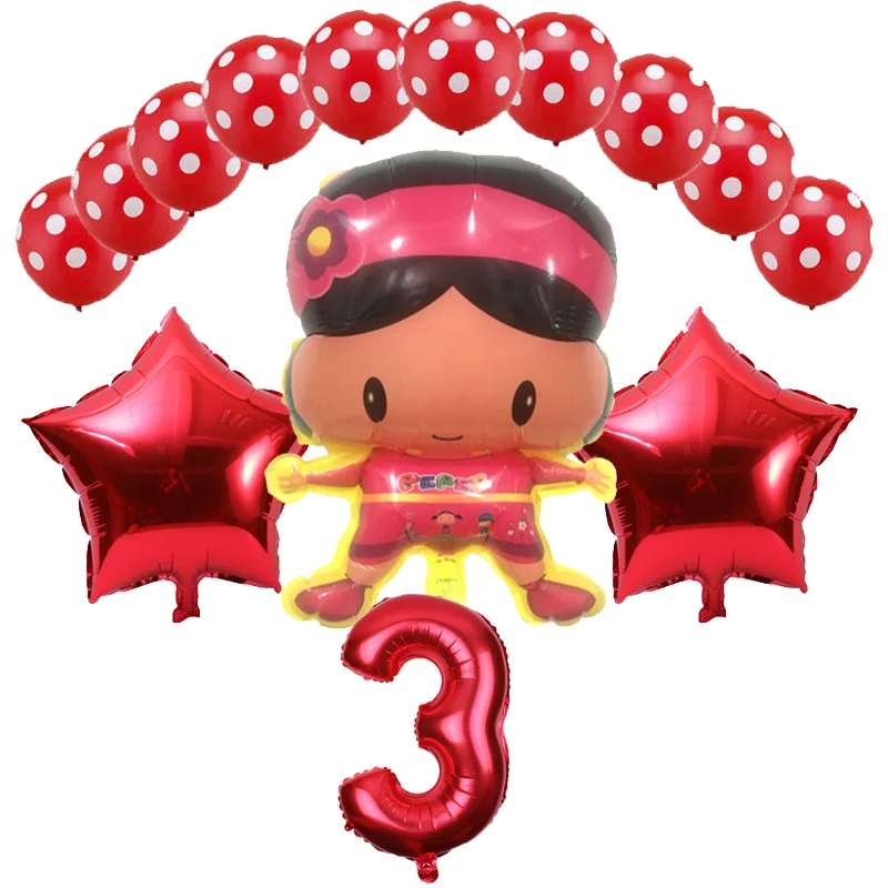 14 шт./лот воздушный шар Pocoyo для дня рождения Свадебные украшения мультфильм воздушные шары покойо надувные игрушки мальчик Festa Baloes латексный набор