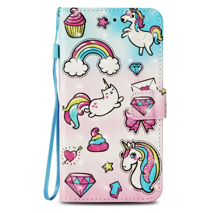 Diamond Pony Модные чехлы для samsung Galaxy A8 S9 S8 Plus S7 Edge J330 J530 J730 A520 чехол с медведем бабочкой пони курантами из искусственной кожи E03Z - Цвет: Diamond Pony