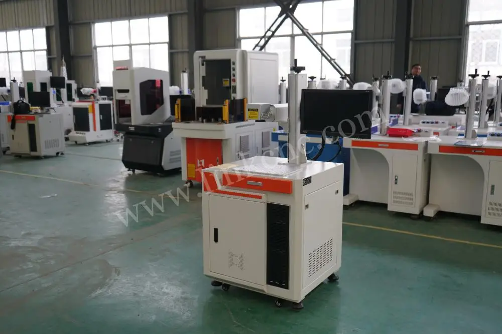 Raycus волоконно лазерная маркировочная машина Настольный алюминиевый рабочий