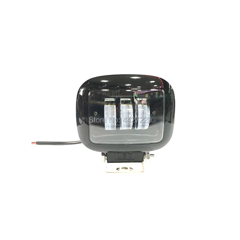 2pcs/lot 30W Super Bright Black Red Round Square LED Work Light For Car SUV BUS Van Offroad 4*4 12V DC Handlamp Working | Автомобили и
