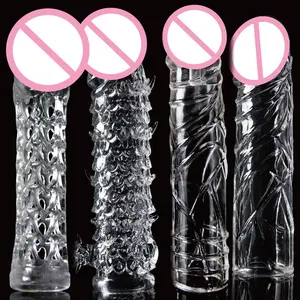 Многоразовый презерватив для задержки импотенции противозачаточный смелый текстурированный удлиняющий рукав секс-товары Мужские игрушки удлиняющий фаллоимитатор рукав петух кольцо