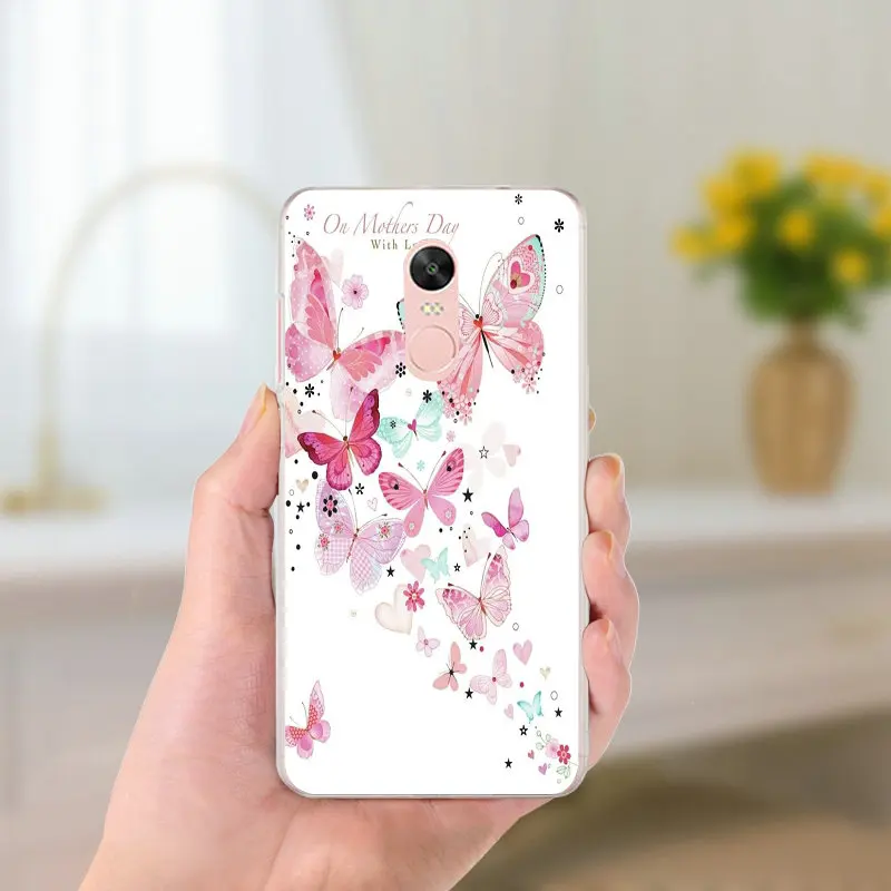 Красивая Бабочка Фея для Xiaomi Redmi Mi Note 4X2 3 S 4A 5 6 5S 5X 5A 6X Pro Plus Мягкий ТПУ силиконовый