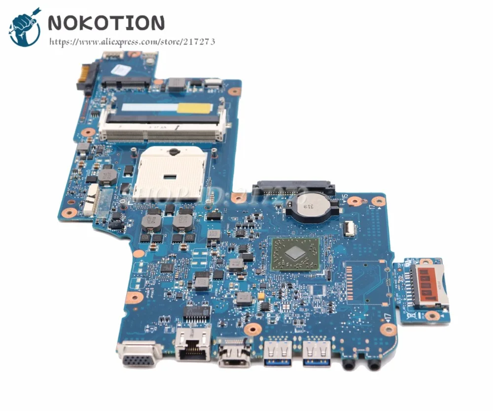 

NOKOTION For Toshiba Satellite L875D L870D C875D Laptop Motherboard DDR3 H000043850 H000043580 PLAC CSAC UMA MB