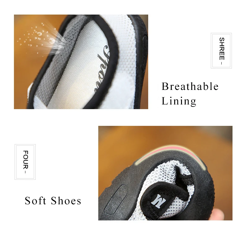 Extra comfortble kids Sneakers Boys Mesh Shoes Baby Toddler Children Running Sports Shoe Trainers Casual 1-3 Years | Детская одежда и