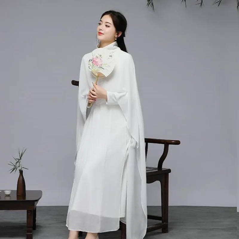 Китайский магазин одежды красно белые элегантные китайские платья ханьфу