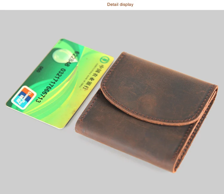 Genuine Leather Unisex Coin Wallet Simple Fashion Porte Monnaie Femme Hasp Porte Monnaie Porte Monnaie Homme Coin Purse Small