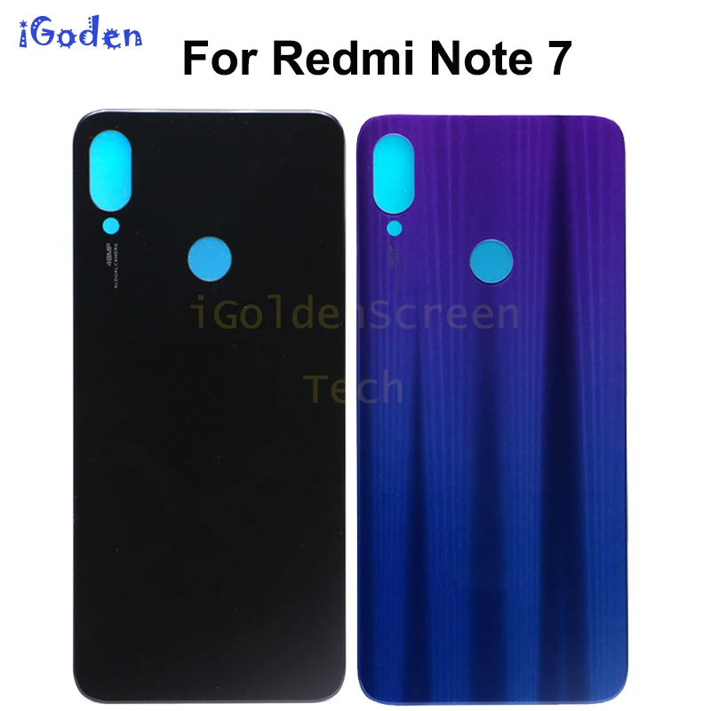 Новый задний корпус для Xiaomi Redmi Note 7 Note7 стеклянная задняя крышка батареи