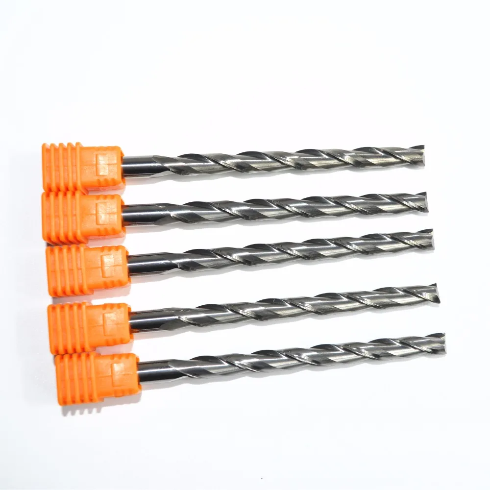 6 мм * 72 10 шт cnc твердосплавная Концевая фреза. Деревообрабатывающий фреза 2 флейты