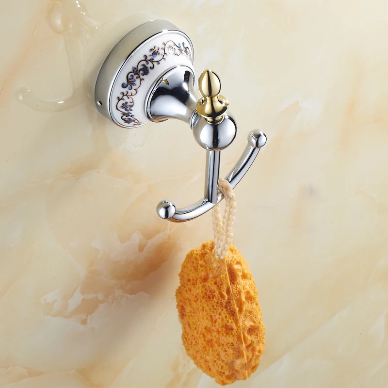 Хромированные полированные Фарфоровые аксессуары для ванной комнаты набор