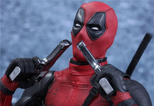 Горячие игрушки Совместимые Marvel X-men Deadpools 30 см BJD Суставы подвижные фигурки игрушки для подарка с настоящей тканью