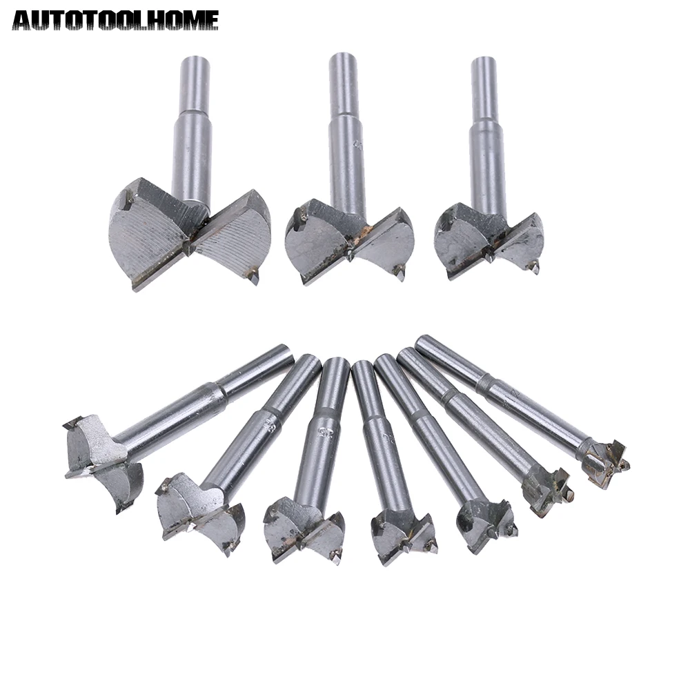 AUTOTOOLHOME 10 шт. 14 50 мм шнековое сверло Forstner набор сверл древесины Деревообработка