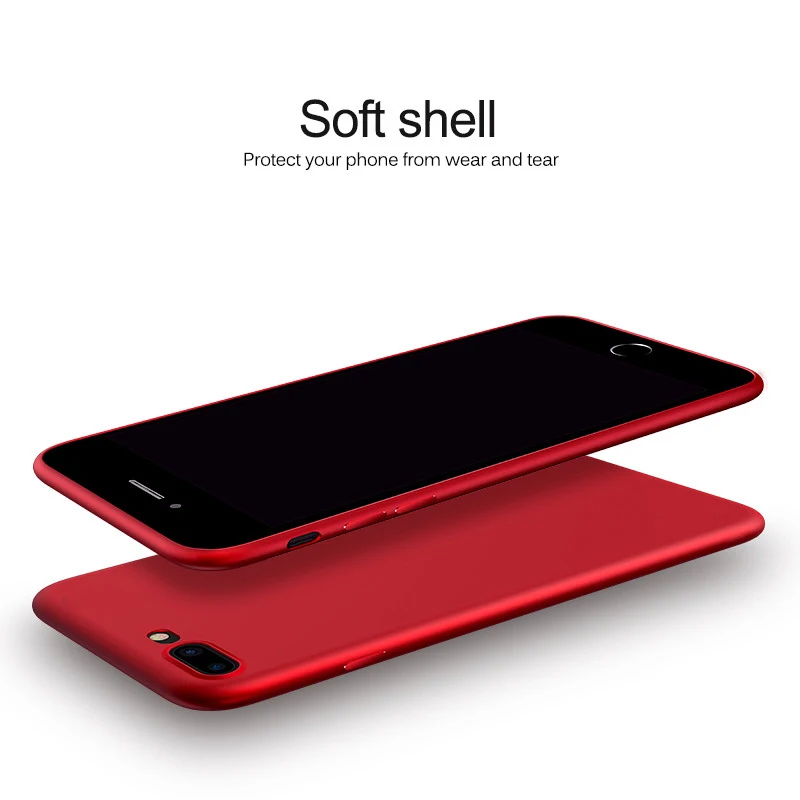 Роскошный Матовый Мягкий силиконовый чехол накладка для iPhone 5 5S SE 6 6S 7 8 Plus яркий с