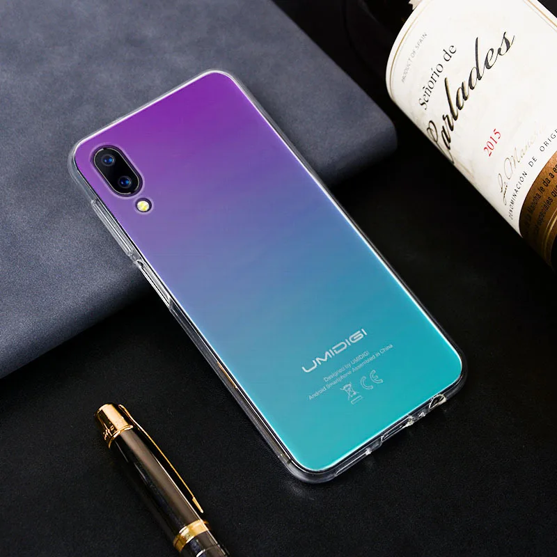Чехол UMI Umidigi One Pro мягкий силиконовый тонкий ТПУ чехол для задней панели