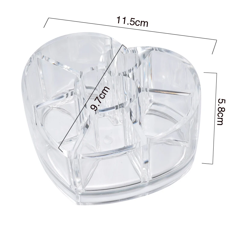 Прозрачная Акриловая косметическая коробка LASPERAL органайзер для рабочего стола