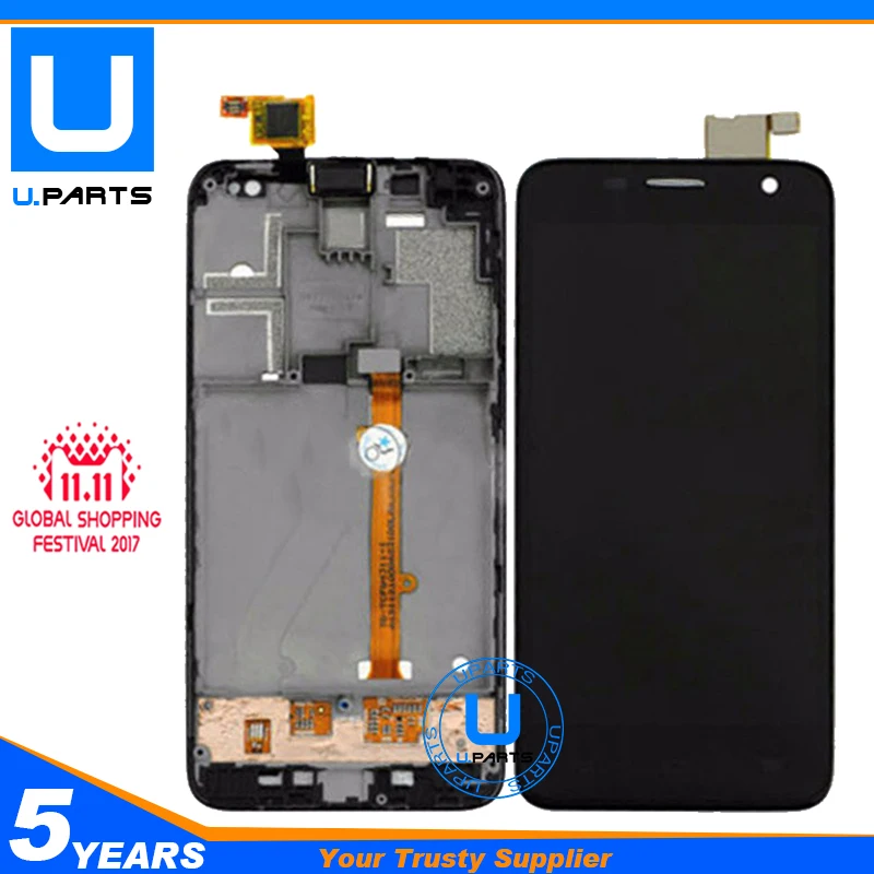 Полная сборка с рамкой для Alcatel Idol mini 6012D 6012A 6012 OT6012D OT6012A OT6012 ЖК экран + сенсорная