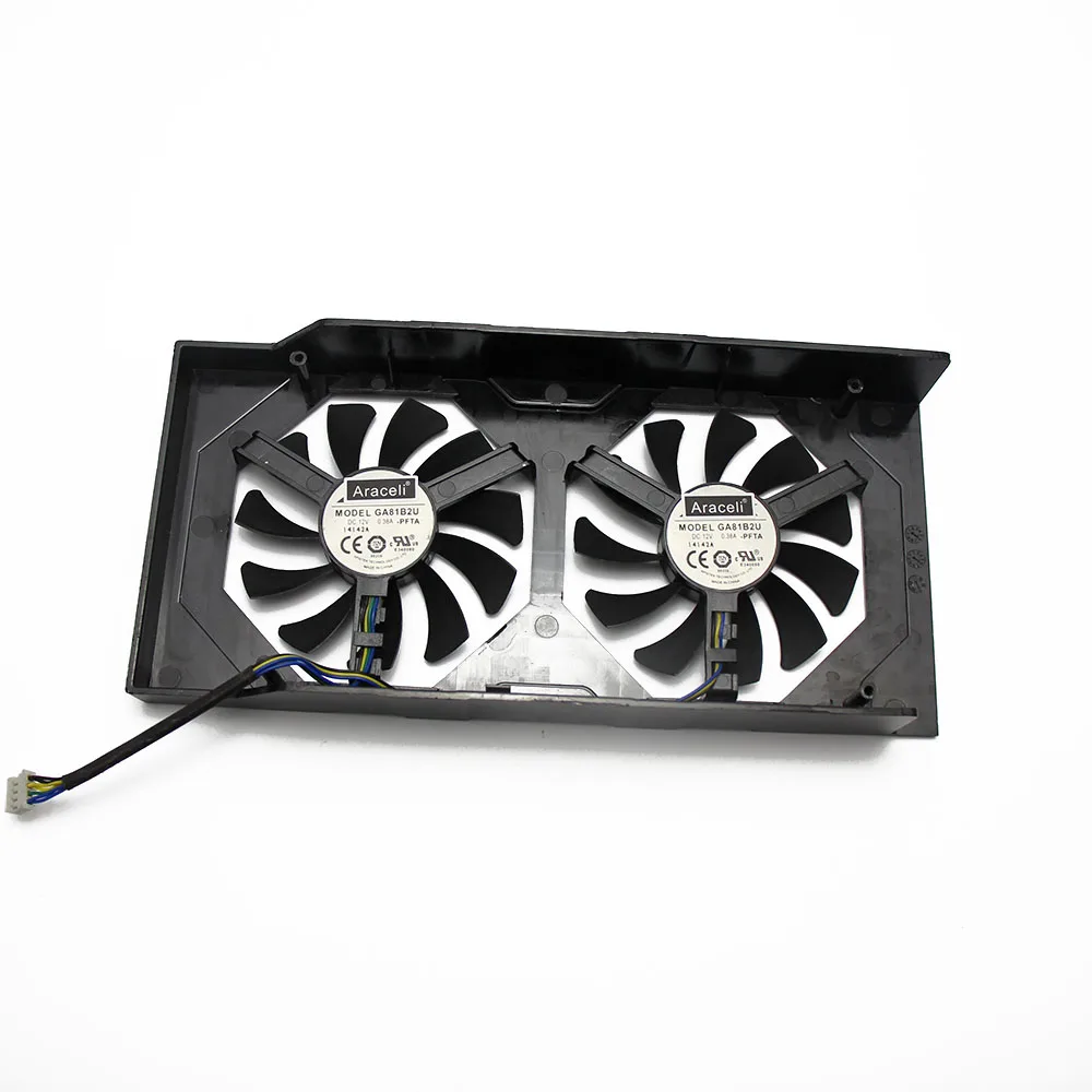 Натуральная для его 7850 R7 260X R9 270 iPower IceQ X2 APISTEK DC12V 0.38A 4Pin 2*4 провода графического процессора вентилятор охлаждения GA81B2U PFTA