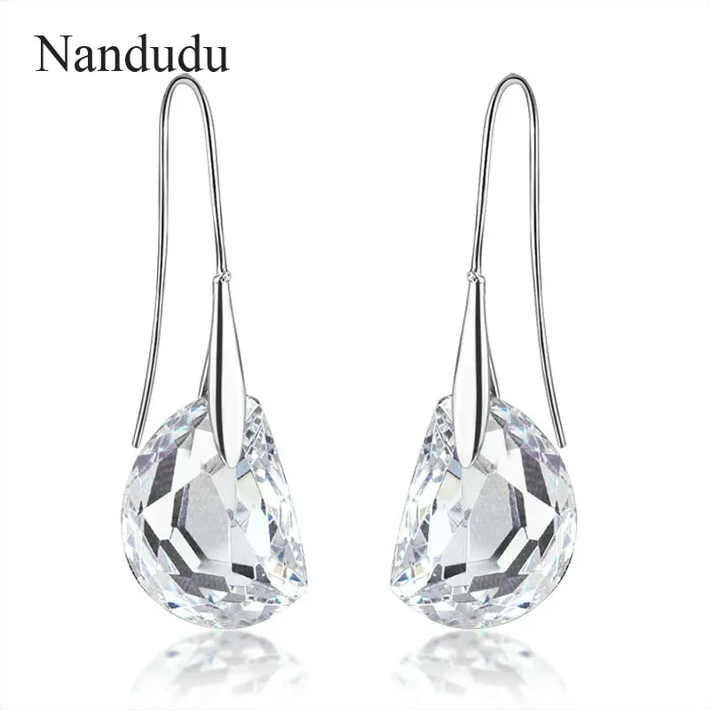 Nandudu распродажа серьги из чистого циркония для женщин и девушек Серьги Brincos