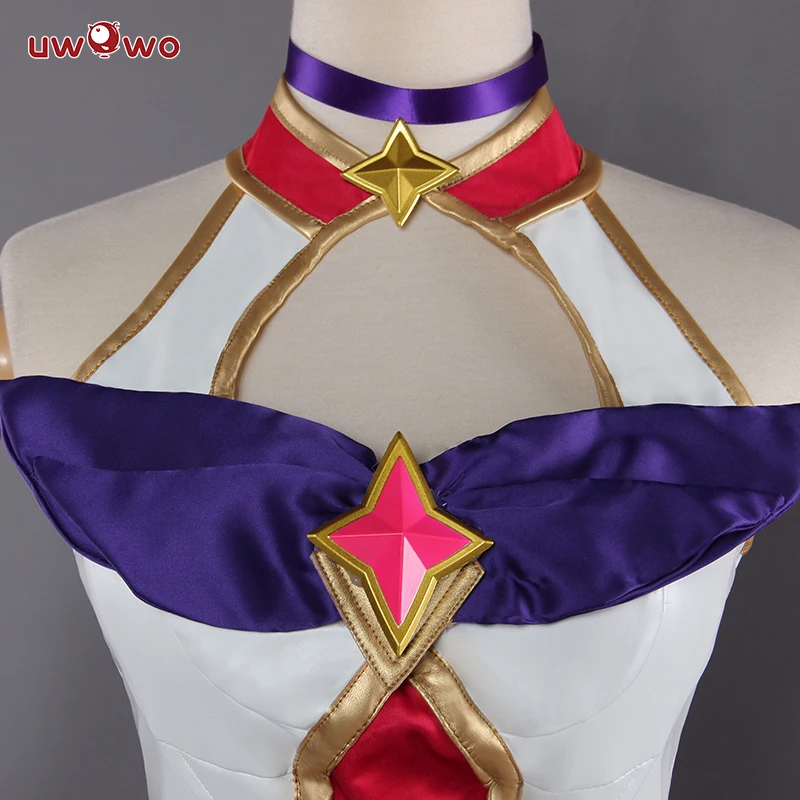 Костюм для косплея ахри из игры Звезда хранитель UWOWO костюм девятихвостной лисы