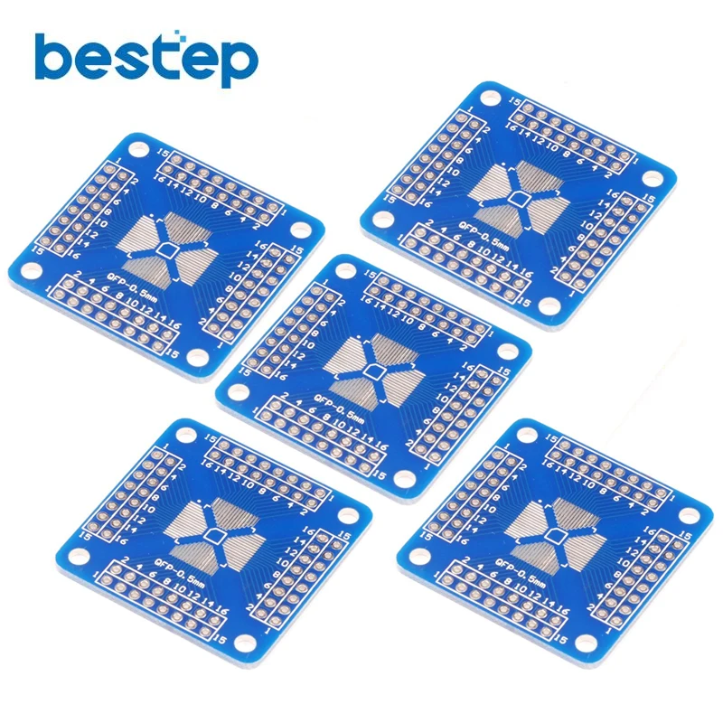5 шт. пинборд SMD QFP32/44/64 для DIP 0 мм 8 штырьковый адаптер конвертер|smd to dip|smd dip adaptersmd |