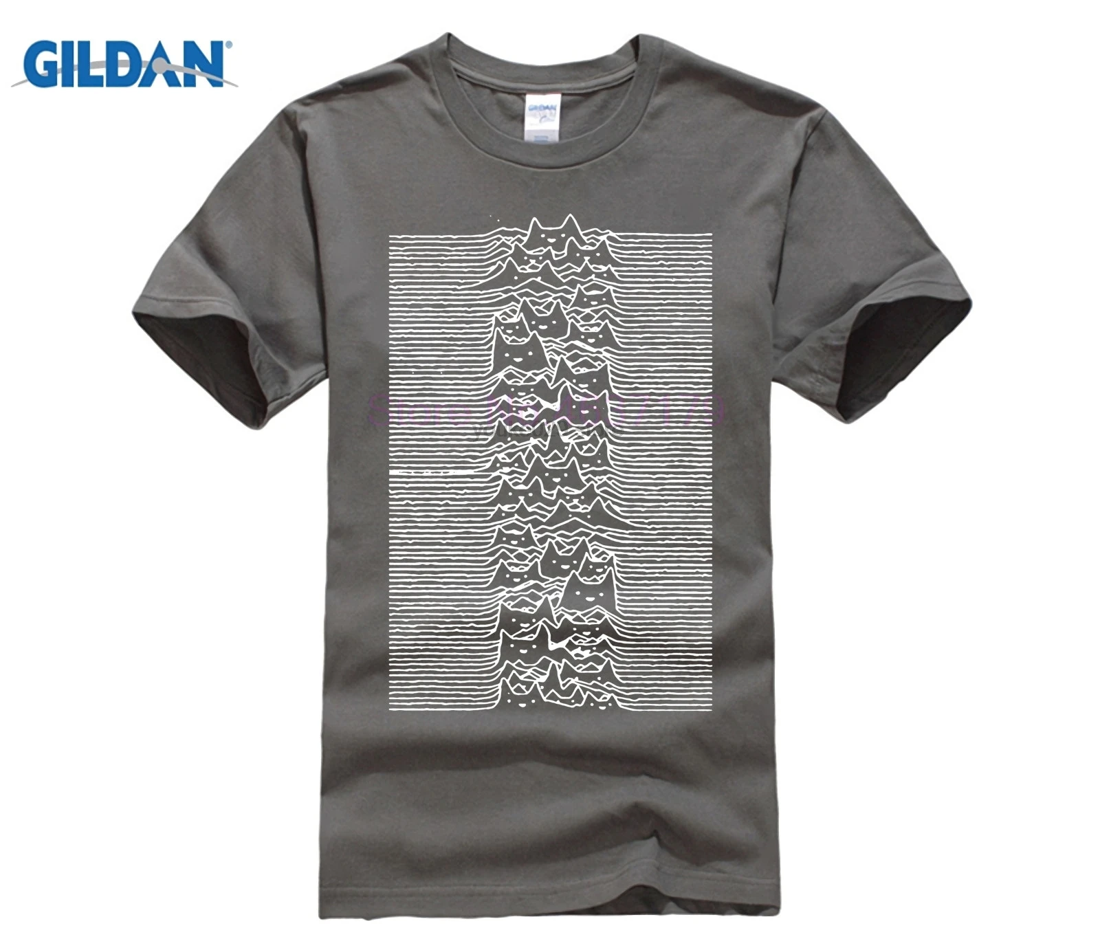 Мужские Забавные футболки Joy Division Unknown Pleasures большие размеры XXXL Hombre с круглым